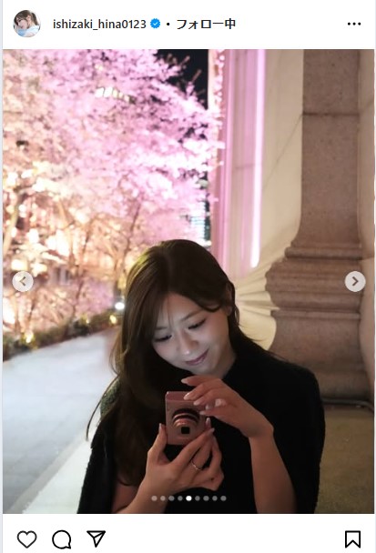 石崎日梨のインスタグラムから