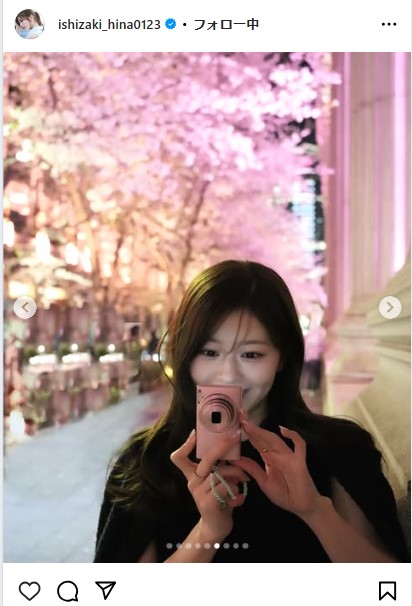 石崎日梨のインスタグラムから