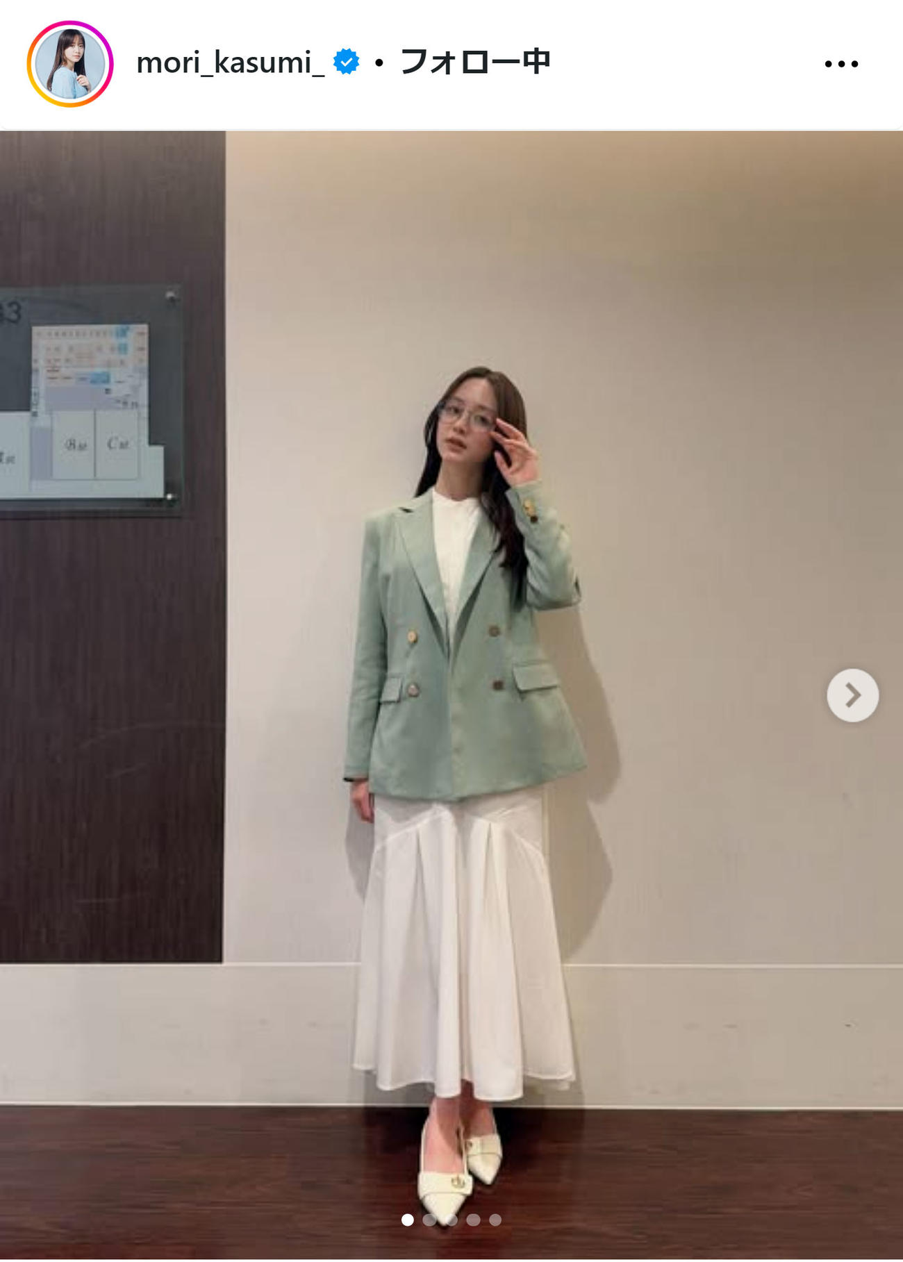 森香澄のインスタグラムから