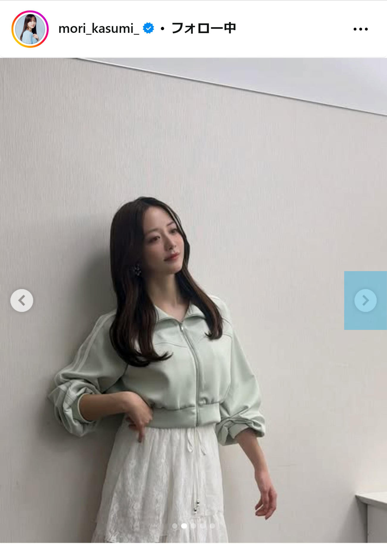 森香澄のインスタグラムから