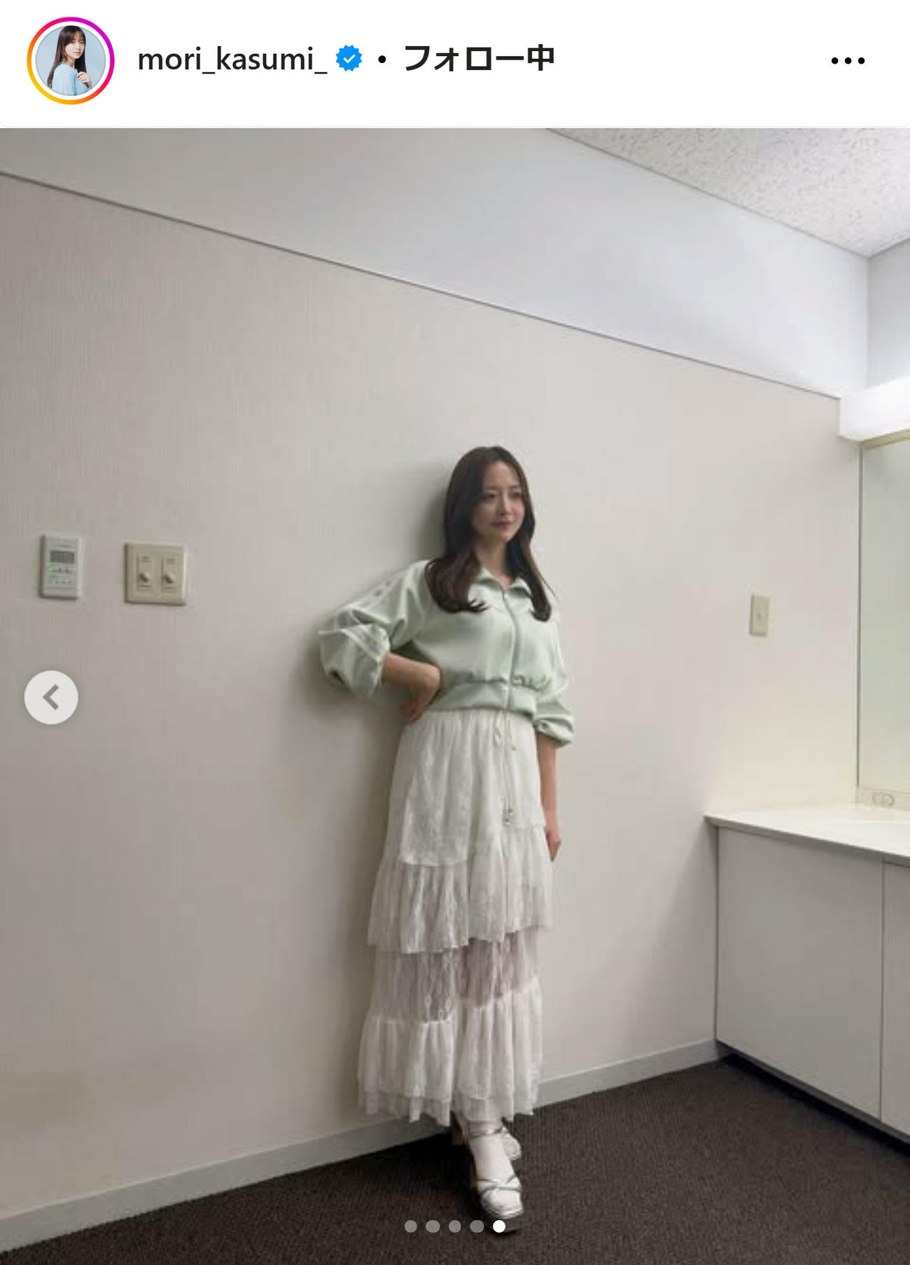 森香澄のインスタグラムから