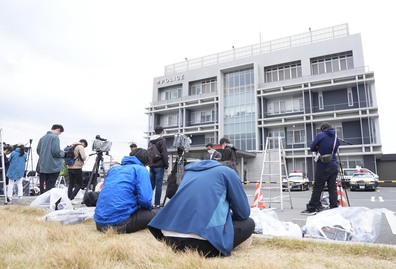 広末涼子容疑者の勾留先の浜松西警察署（撮影・垰建太）