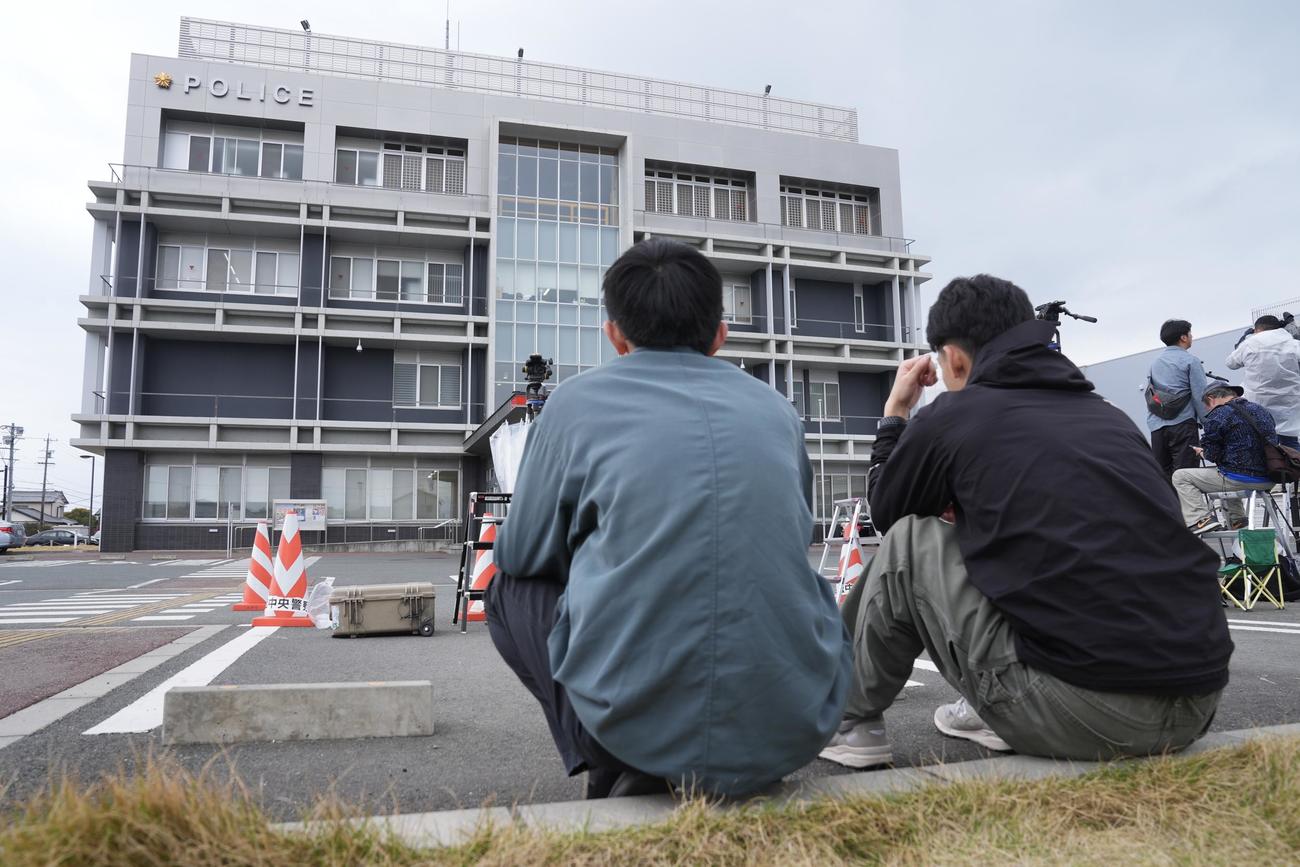 広末涼子容疑者の勾留先の浜松西警察署（撮影・垰建太）