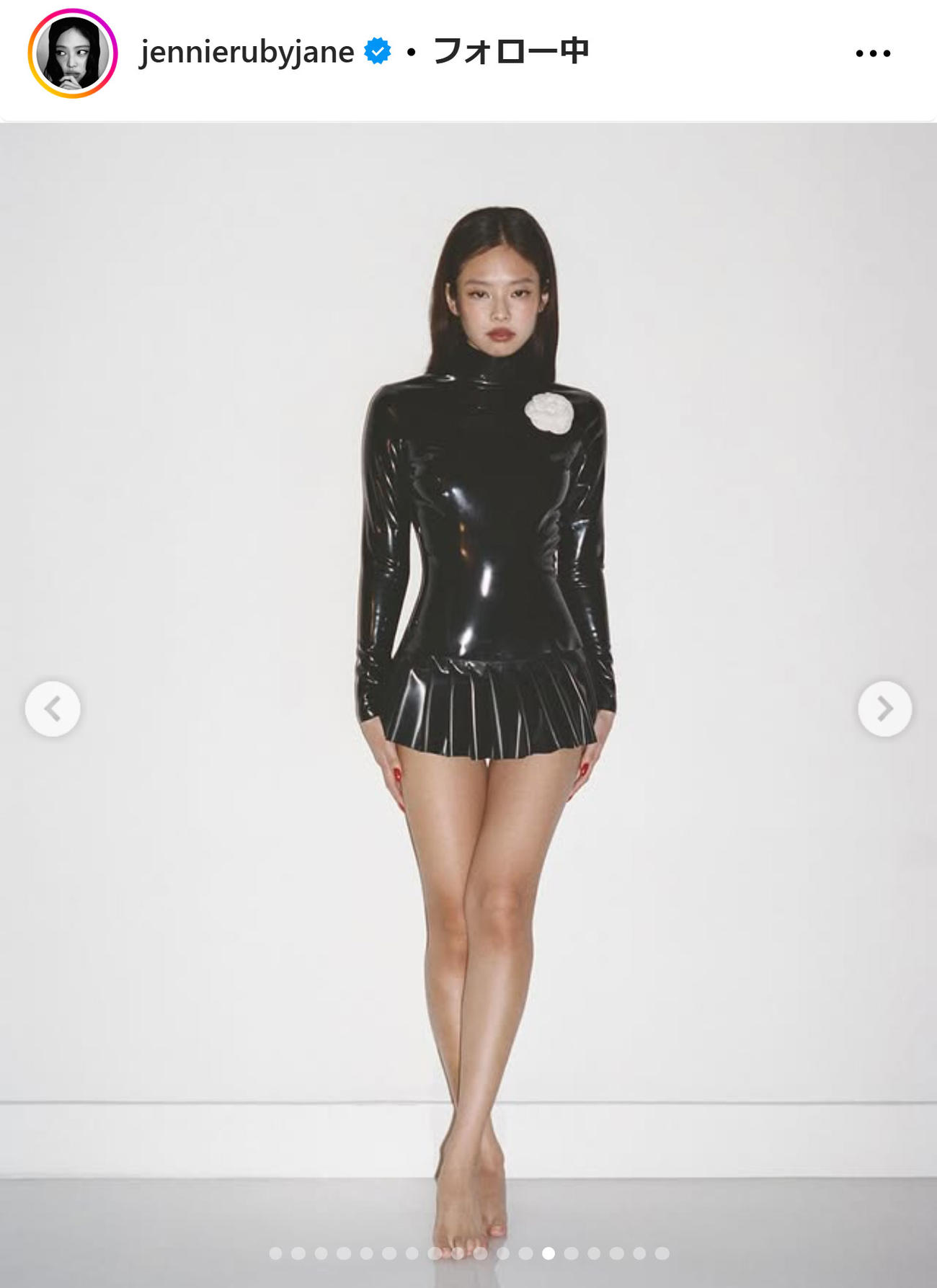 BLACKPINK、JENNIEのインスタグラムから