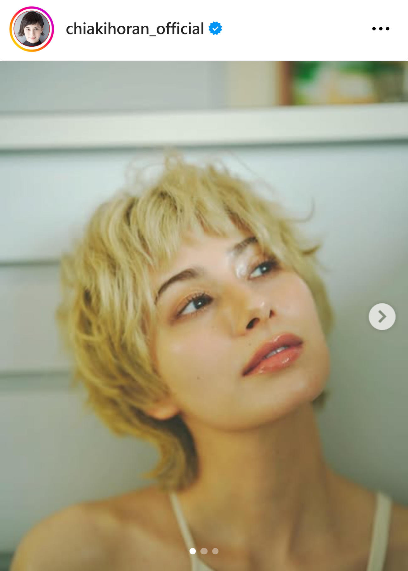 ホラン千秋のインスタグラムから