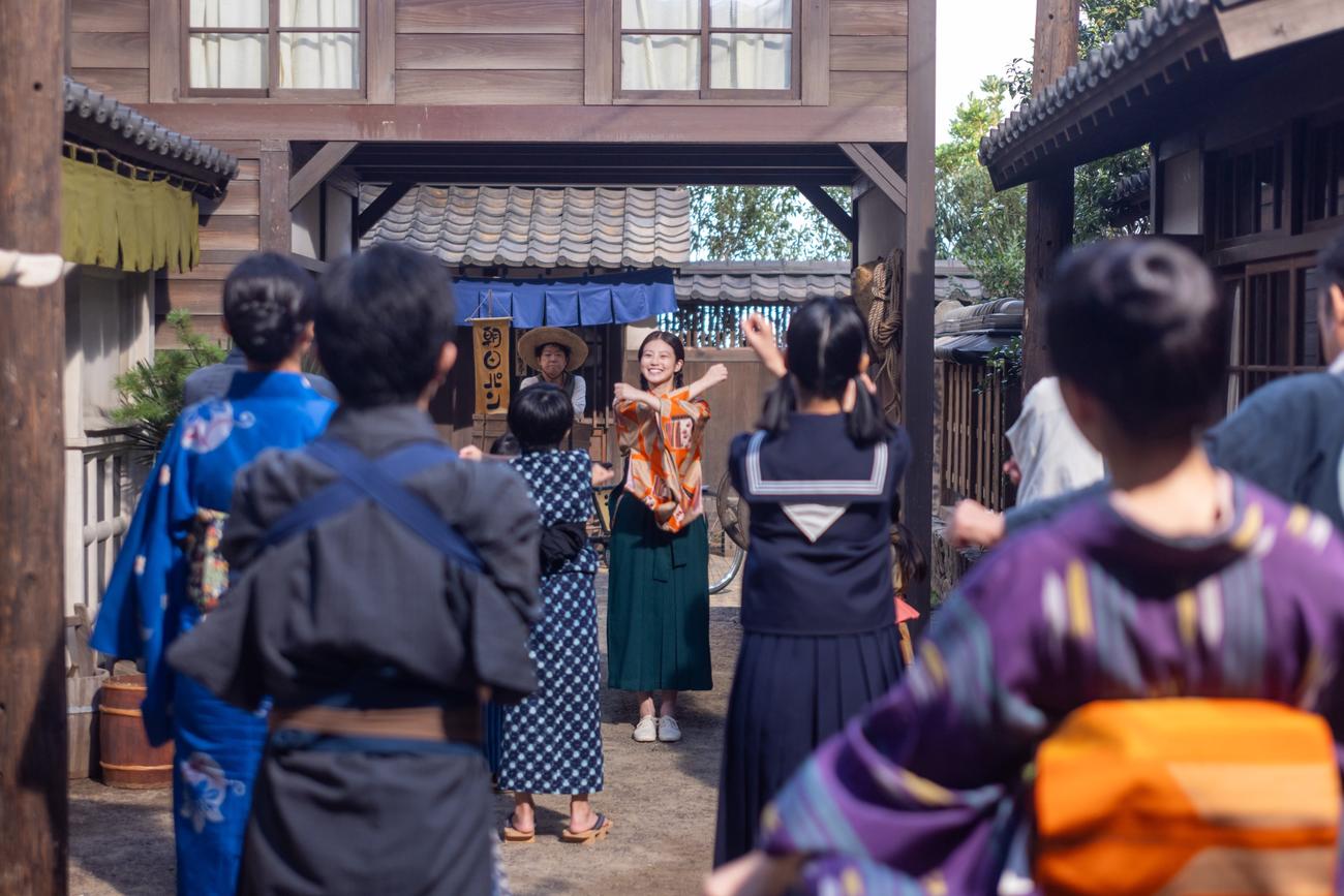 NHK連続テレビ小説「あんぱん」の1場面（C）NHK