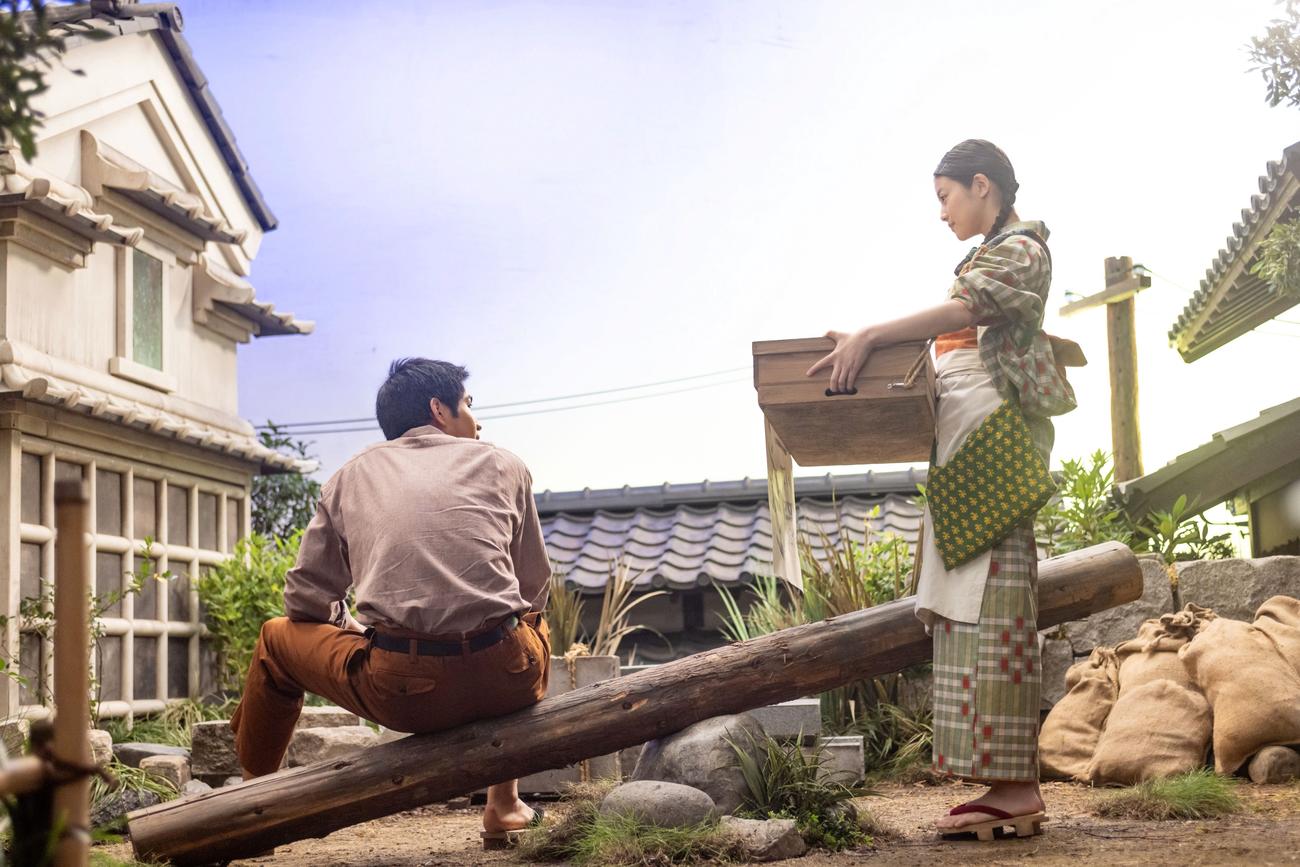 NHK連続テレビ小説「あんぱん」の1場面（C）NHK