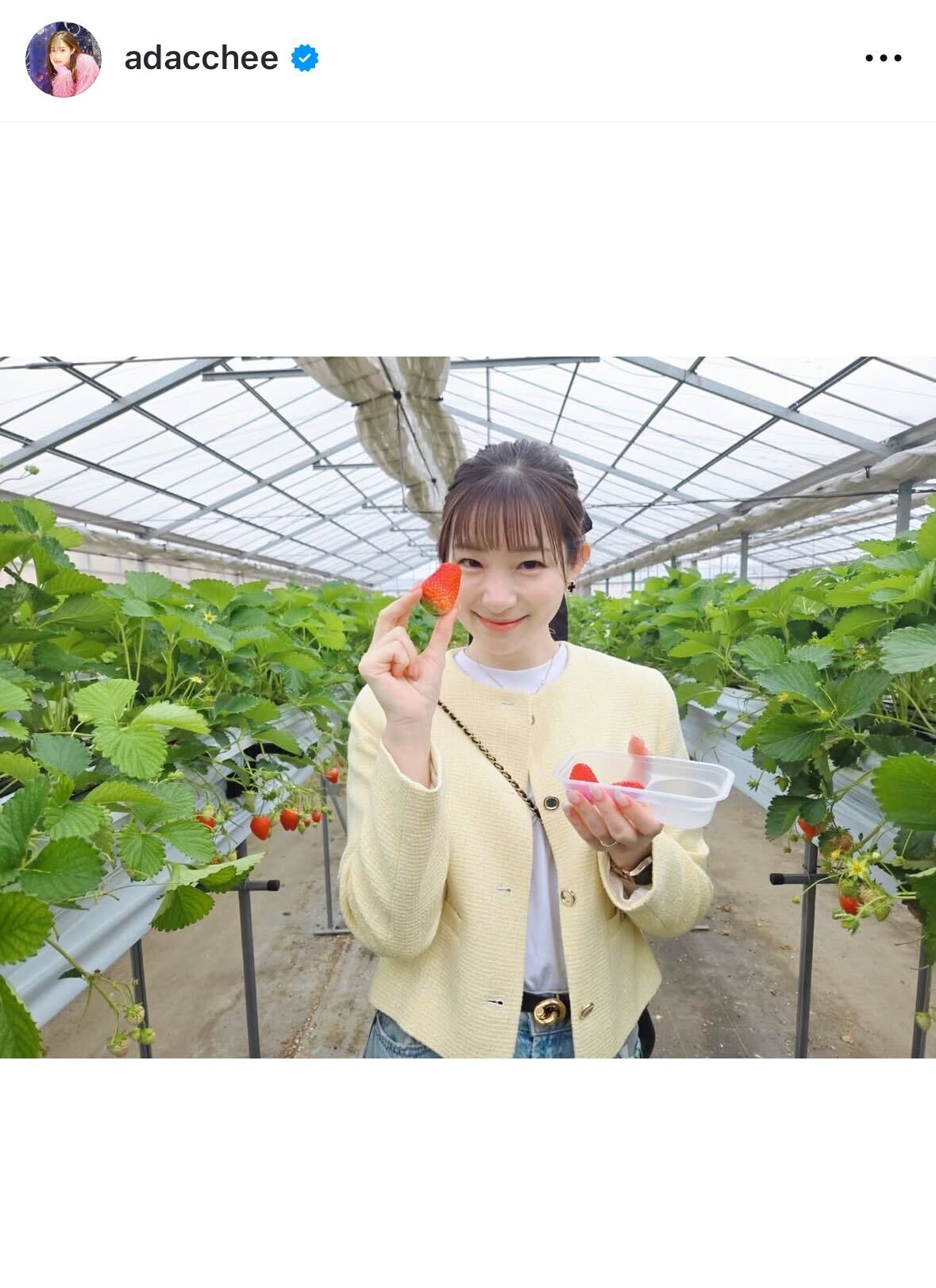 足立梨花のインスタグラムから