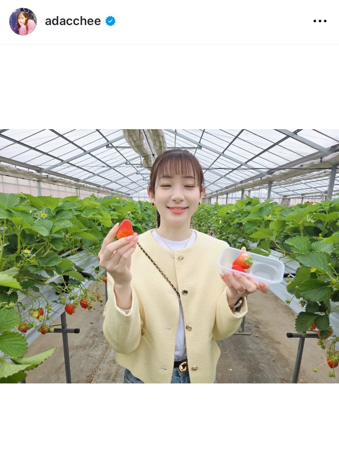 足立梨花のインスタグラムから