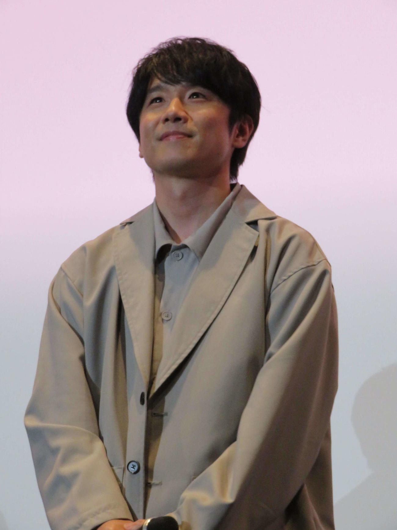 「劇場版　それでも俺は、妻としたい」完成披露上映会に登壇した風間俊介（撮影・村上幸将）