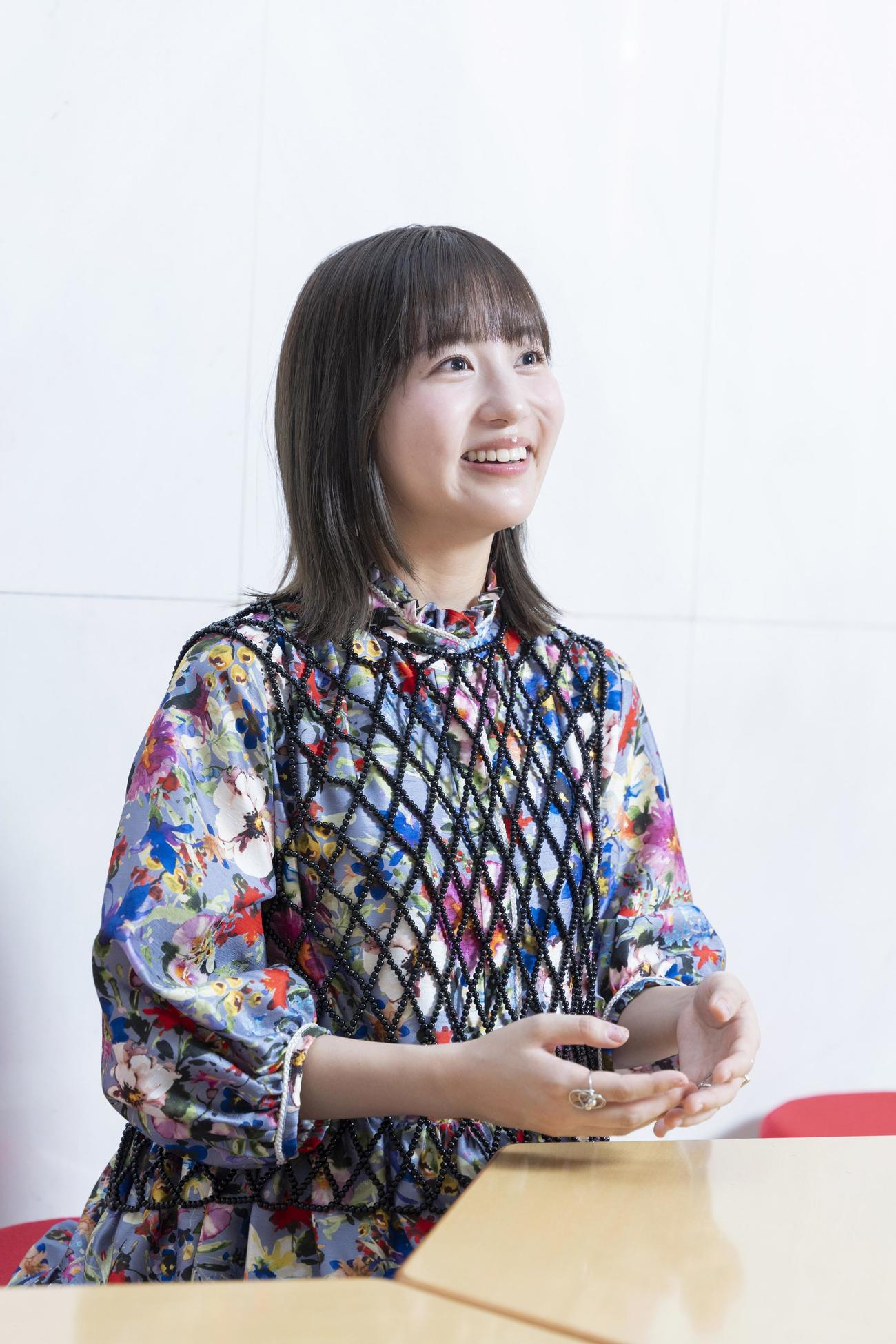 インタビューに応える南野巴那