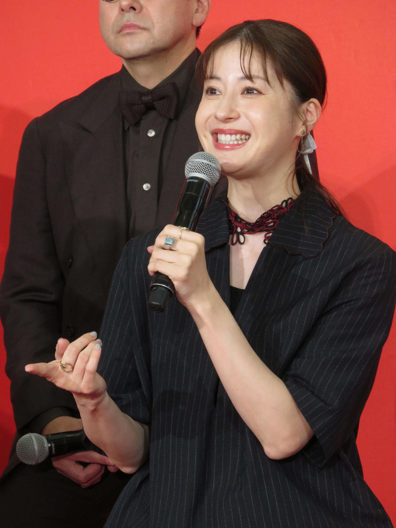 「Dr.アシュラ」制作発表会に登壇した松本若菜