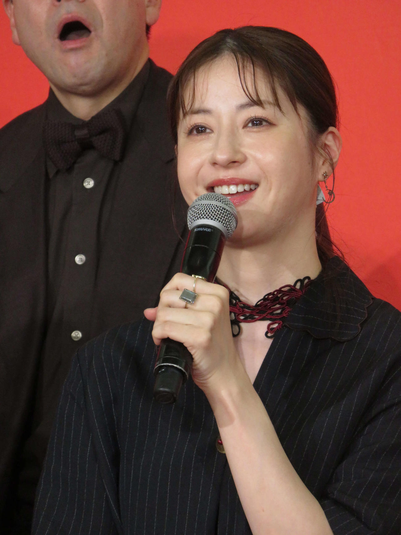 「Dr.アシュラ」制作発表会に登壇した松本若菜