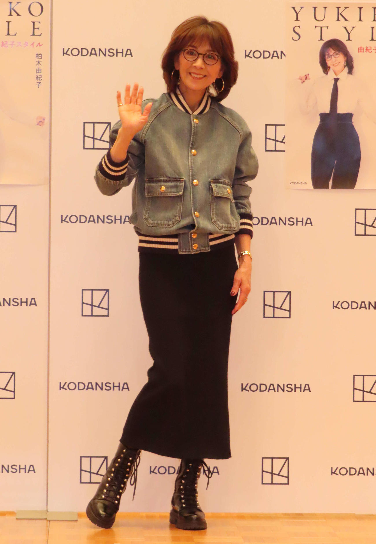 「YUKIKO STYLE」の出版記念会見を行った柏木由紀子
