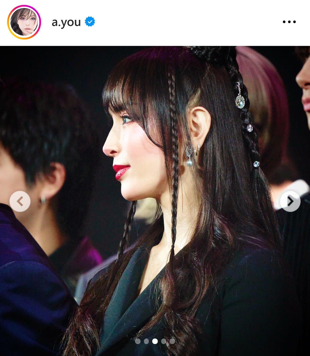 浜崎あゆみのインスタグラムから