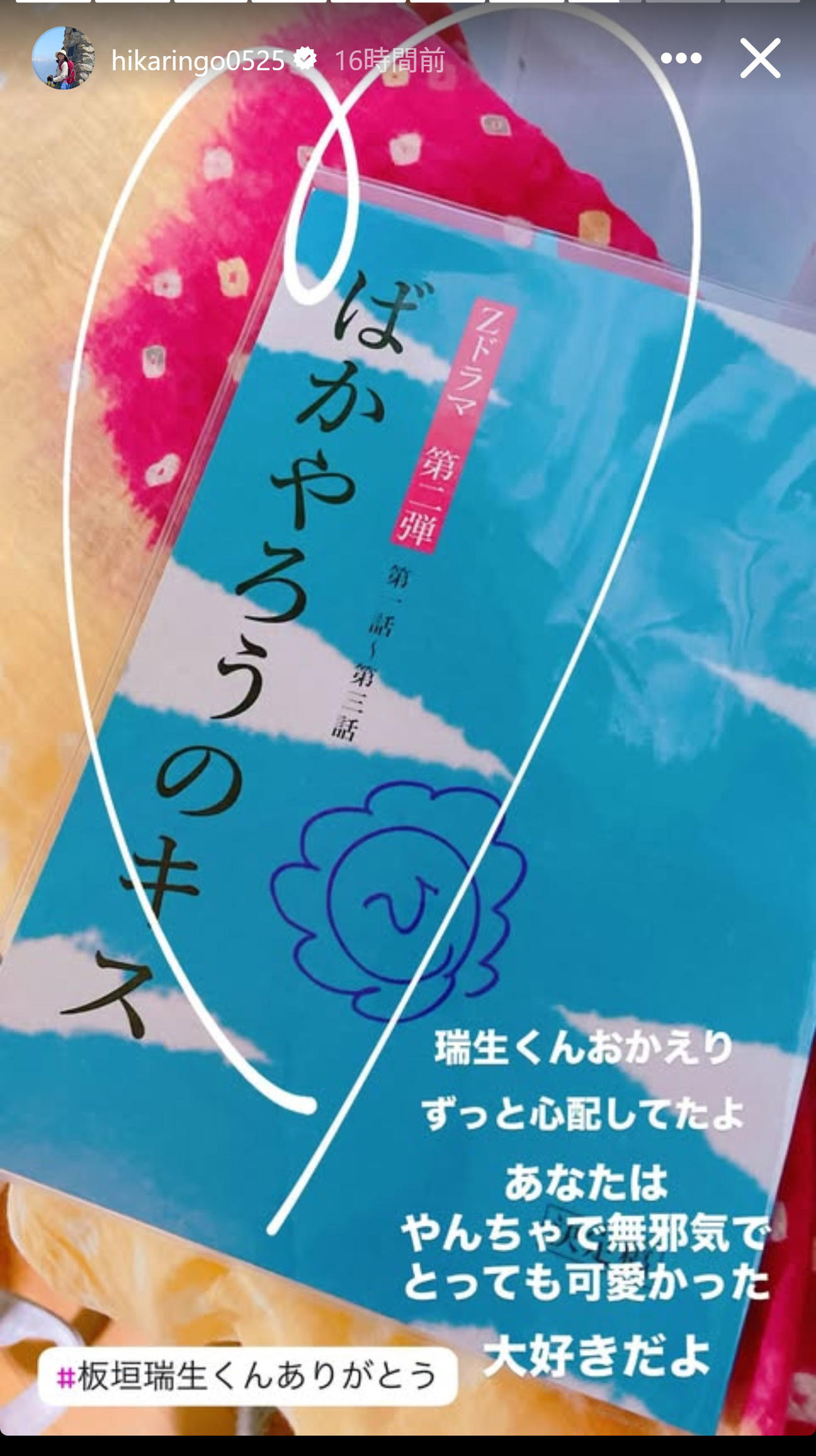 石田ひかりのインスタグラムから