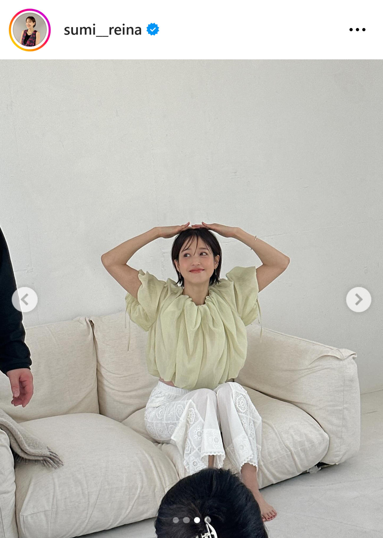 鷲見玲奈のインスタグラムから