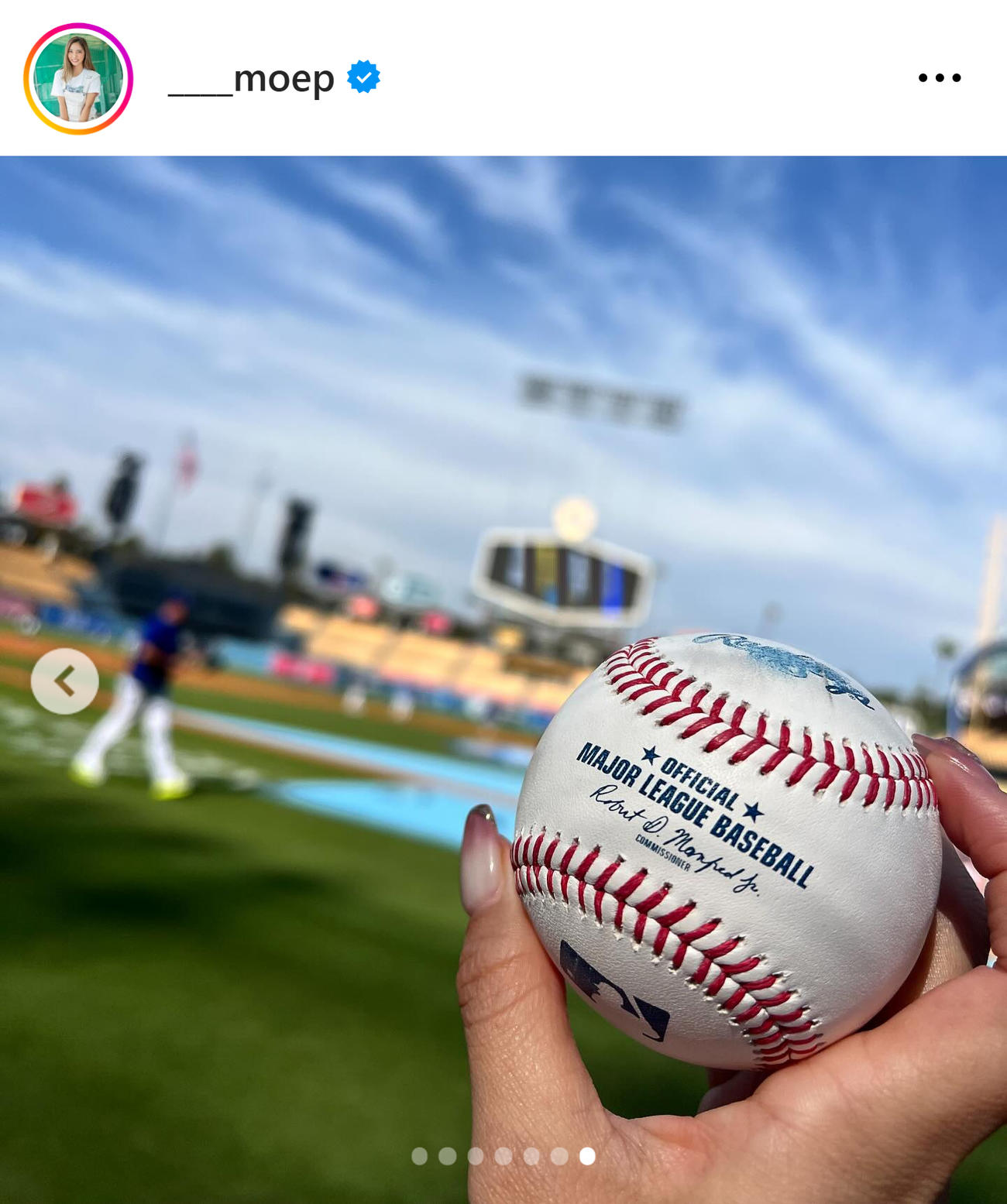 笹川萌のインスタグラムから