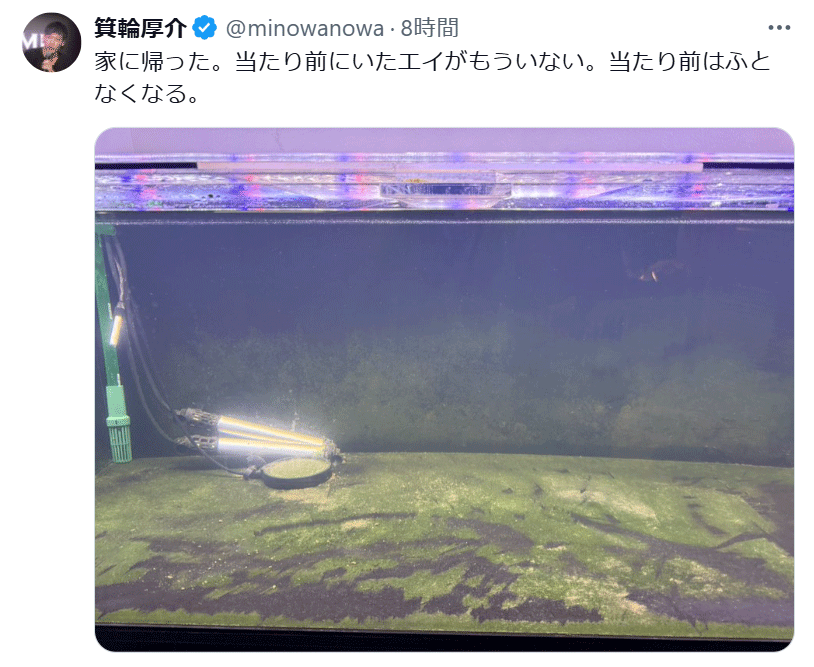 箕輪厚介氏のXから