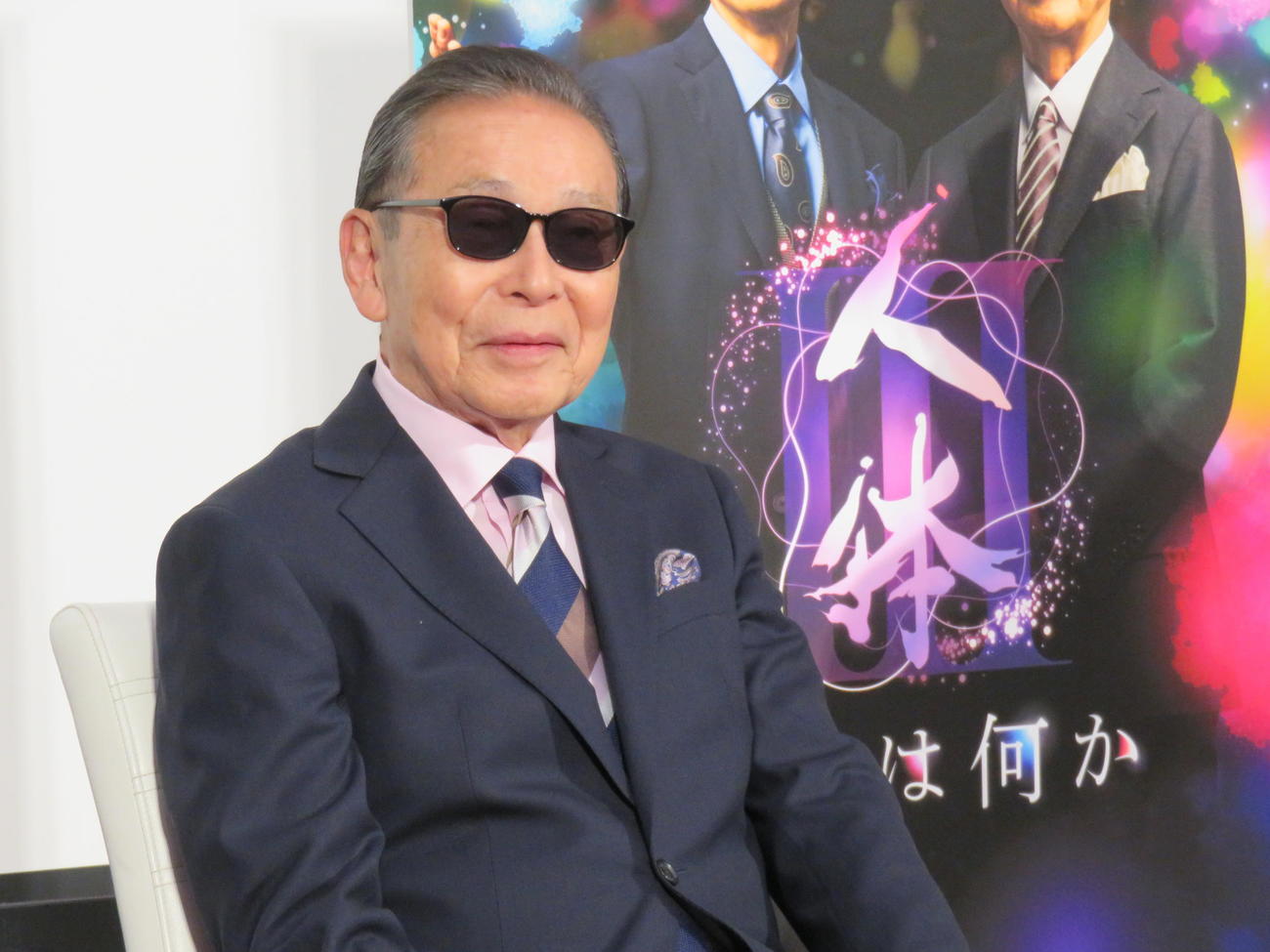NHKスペシャル「人体3」の会見に臨んだタモリ
