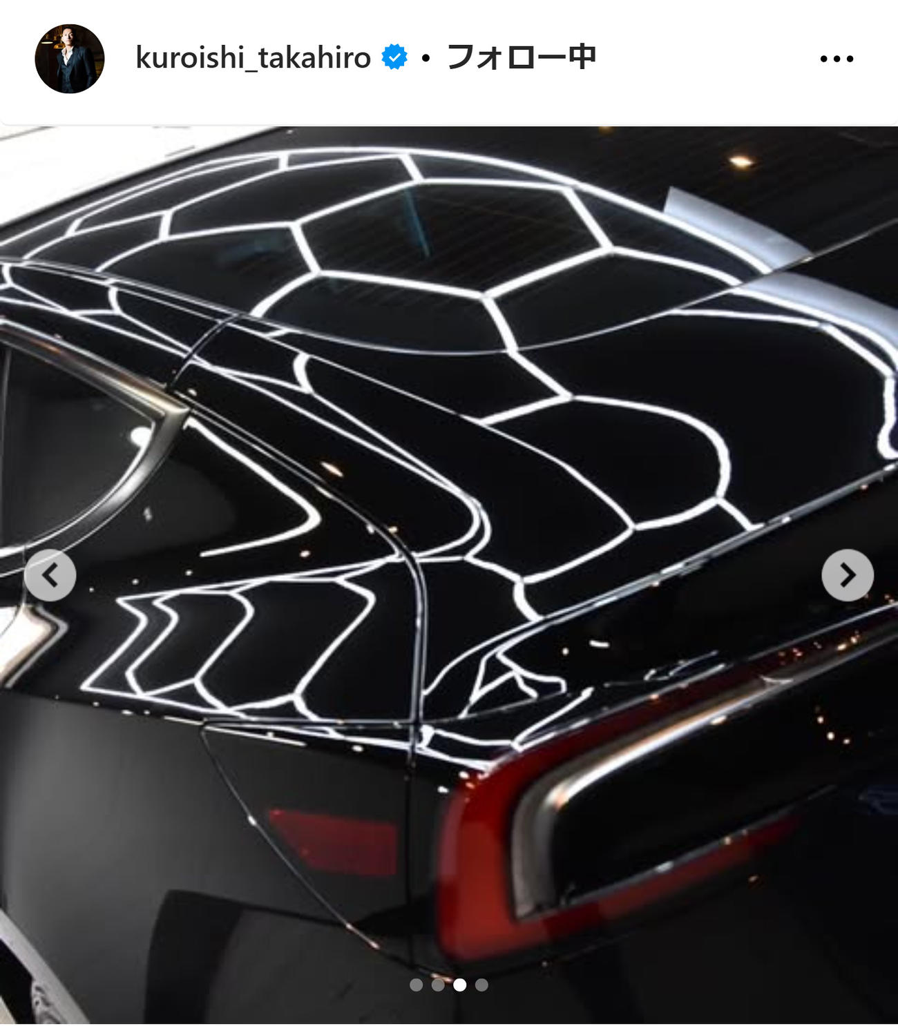 黒石高大のインスタグラムから