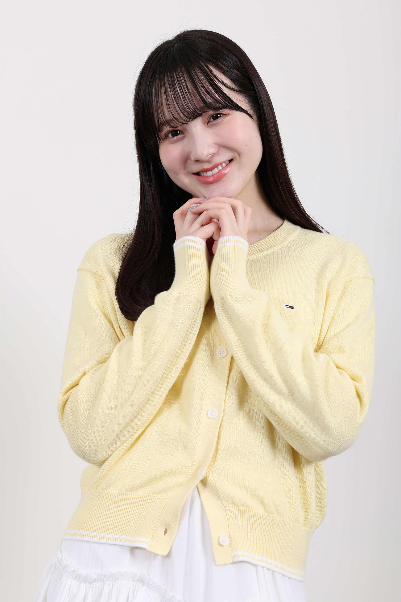 雑誌「Ray」の専属モデルに決定した本田紗来（撮影・丹羽敏通）