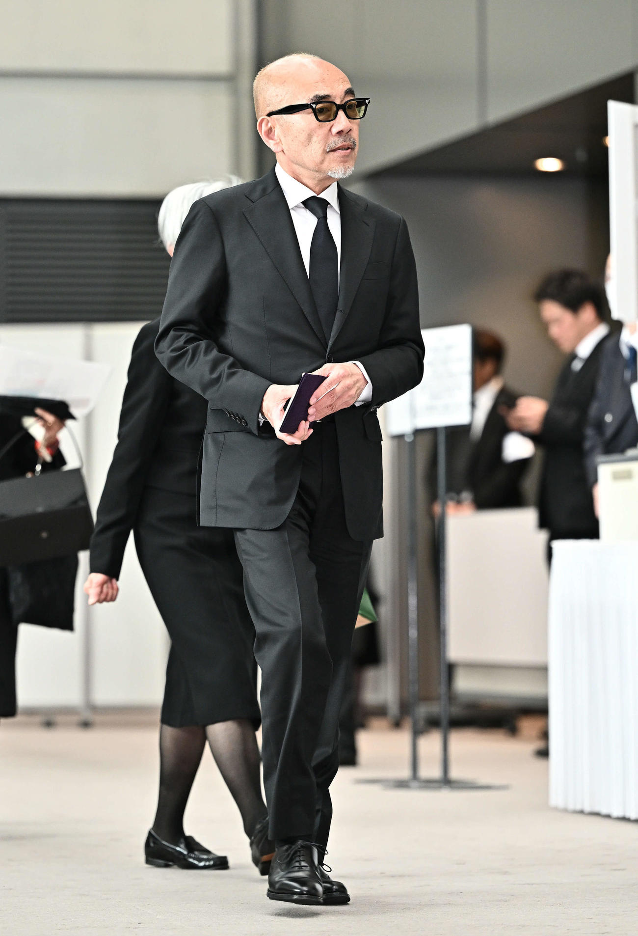 中山美穂さんお別れの会に参列した竹中直人（撮影・滝沢徹郎）