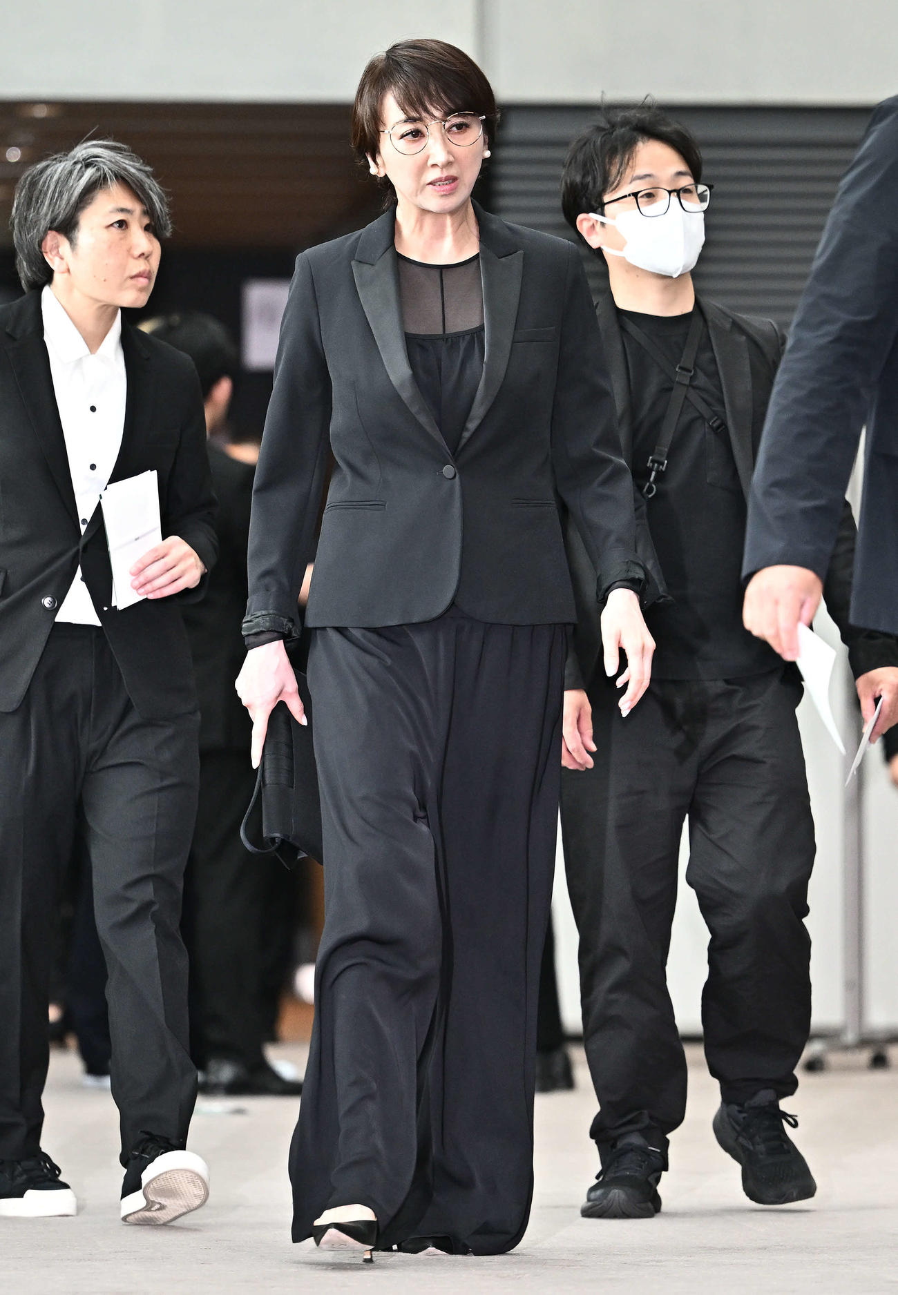 中山美穂さんお別れの会に参列した紫吹淳（撮影・滝沢徹郎）