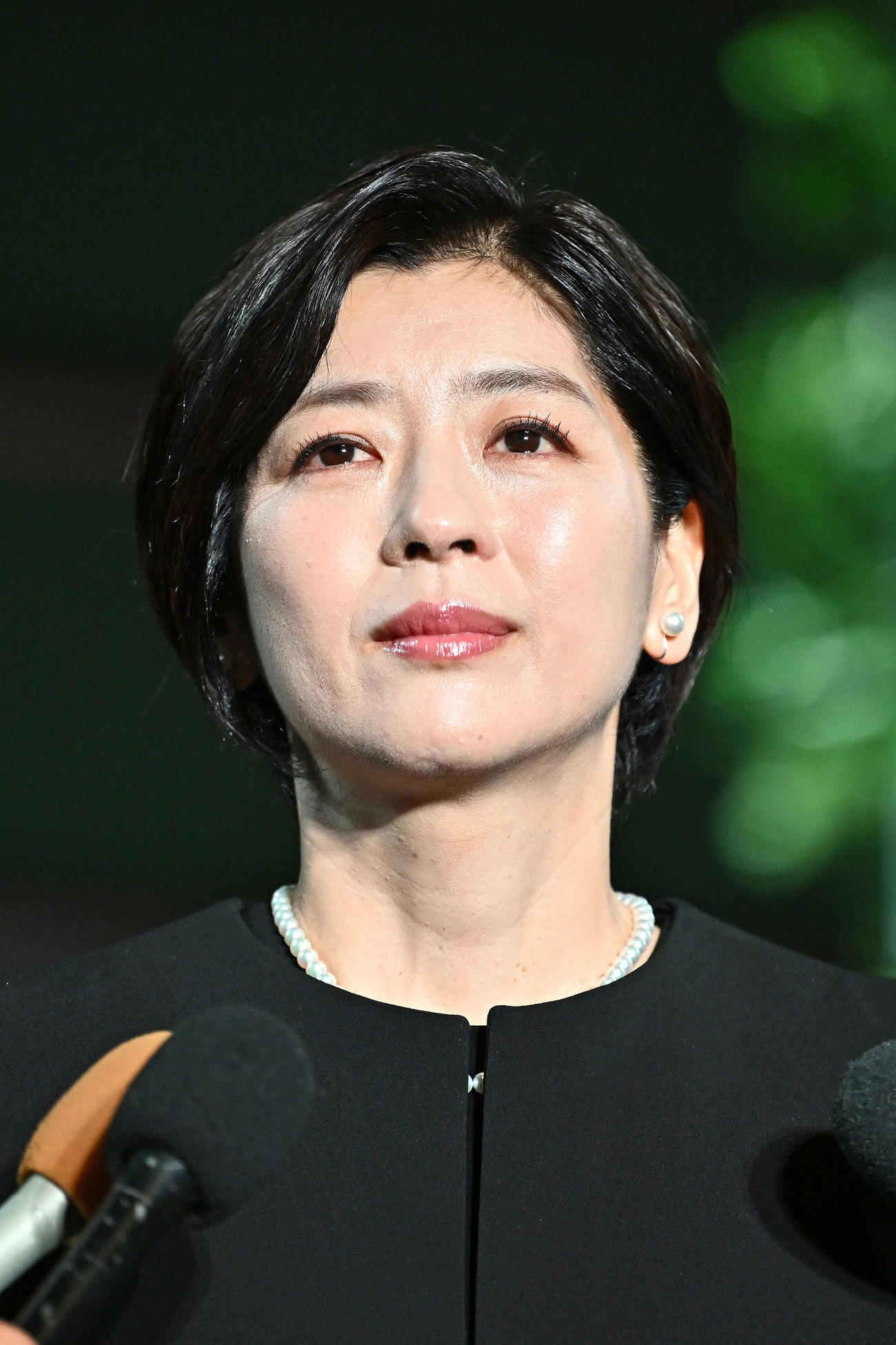 中山美穂さんお別れの会で思い出を話す妹の中山忍（撮影・滝沢徹郎）