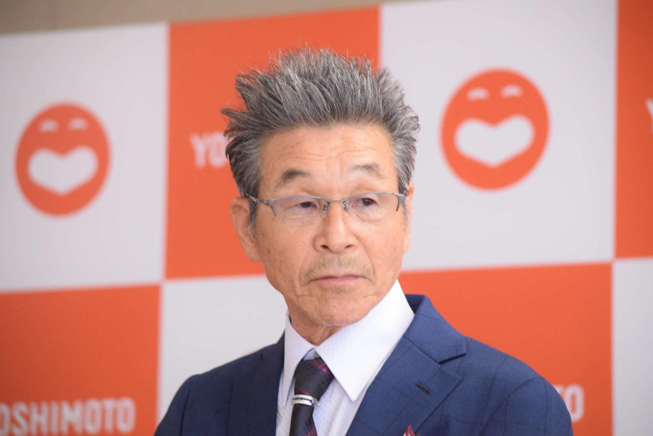 吉本新喜劇の間寛平GM志（撮影・阪口孝志）