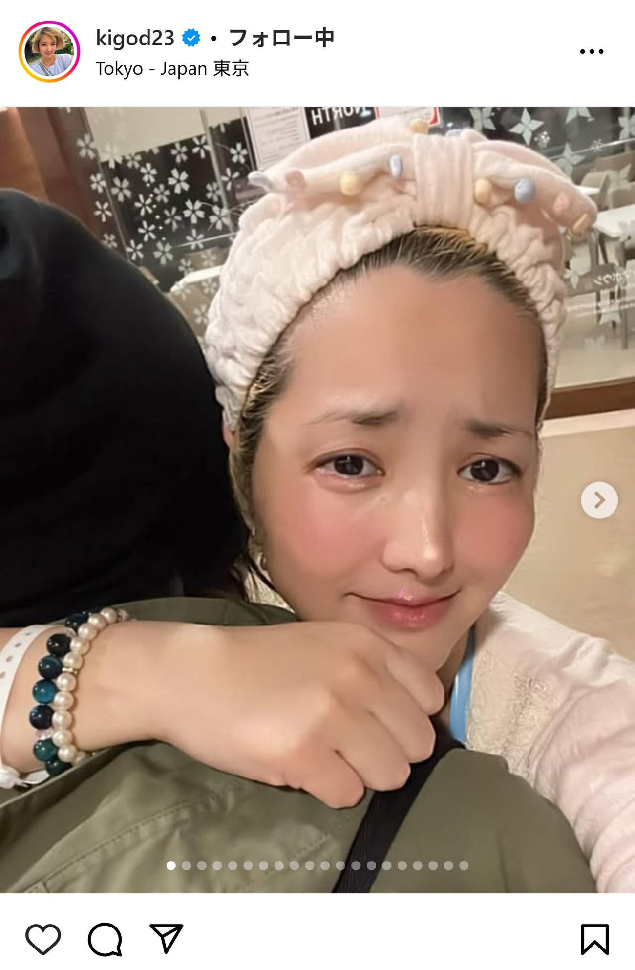 希良梨のインスタグラムから