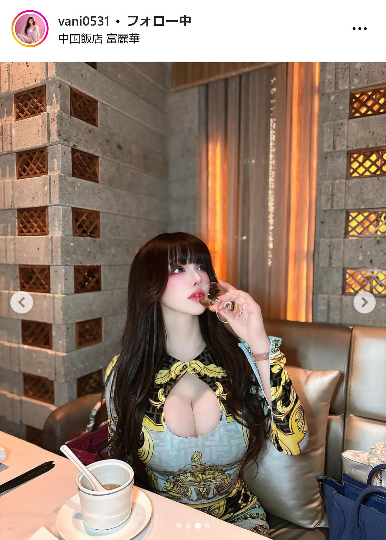 ヴァニラのインスタグラムから