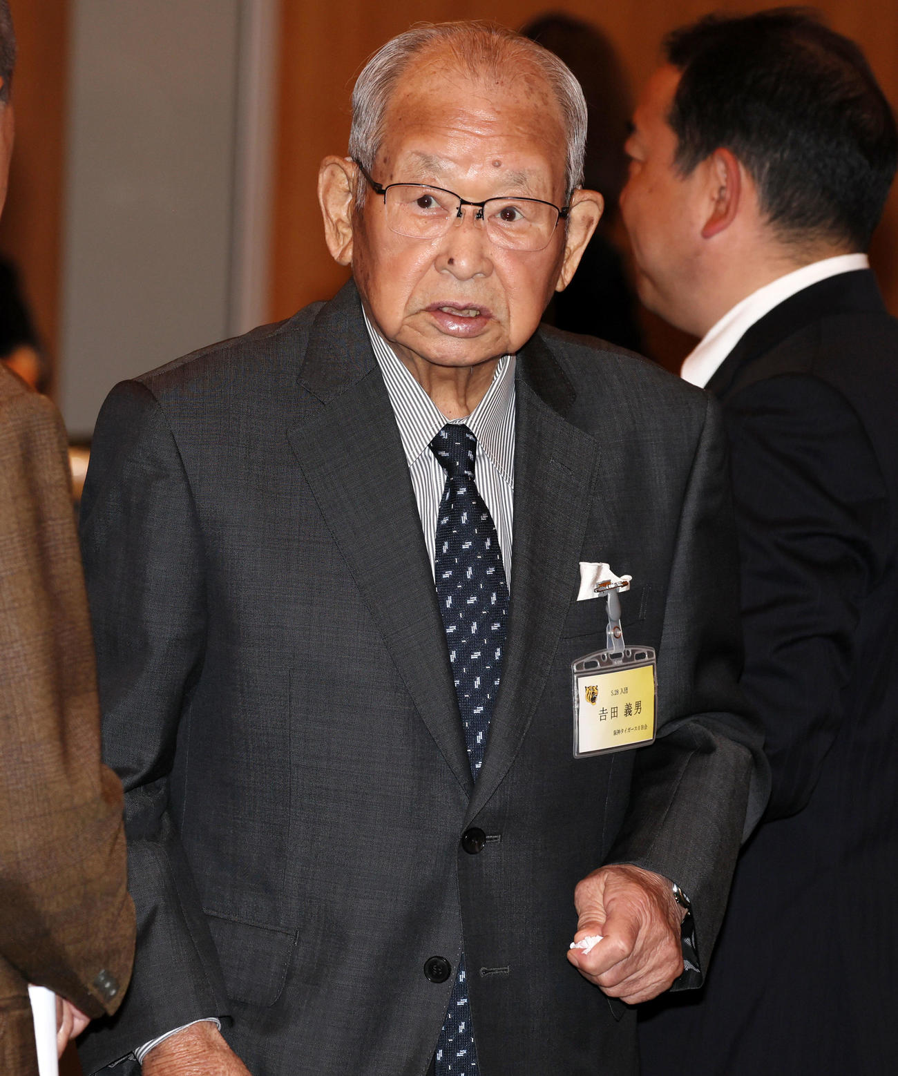 吉田義男さん（2024年撮影）