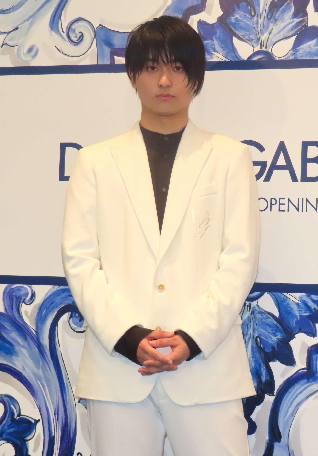 「ドルチェ＆ガッバーナ　銀座　リニューアルオープンイベント」に登壇した奥平大兼