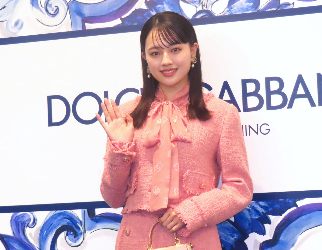 「ドルチェ＆ガッバーナ　銀座　リニューアルオープンイベント」に登壇した上坂樹里
