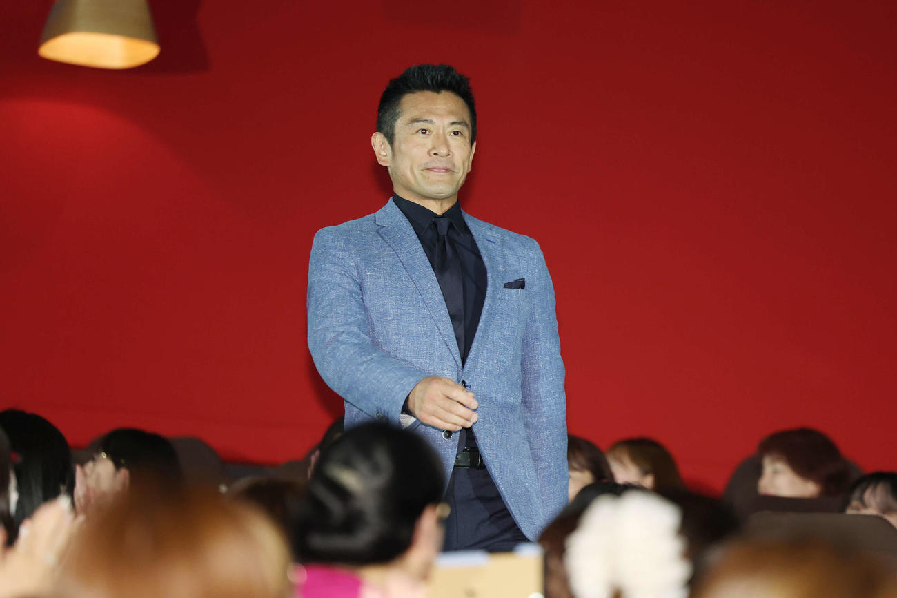 ドラマ「PJ～航空救難団～」キャスト登壇イベントに登場する内野聖陽（撮影・宮地輝）