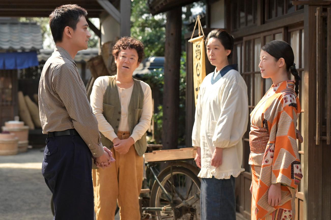 NHK連続テレビ小説「あんぱん」の1場面（C）NHK