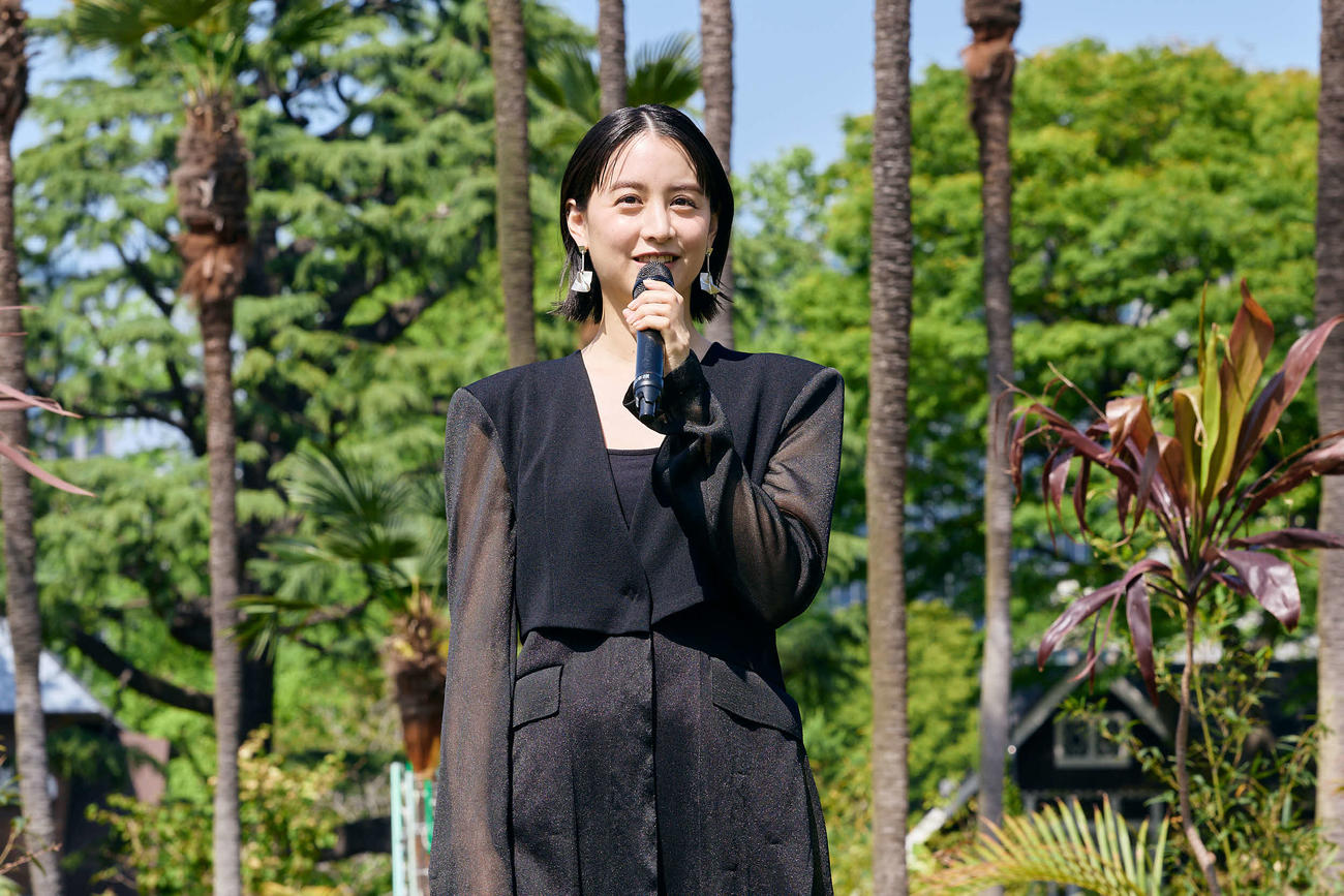 アートイベント「Hibiya Art Park 2025　－訪れるたび、アートと出会う1カ月間－」記者発表会に出席した山本美月