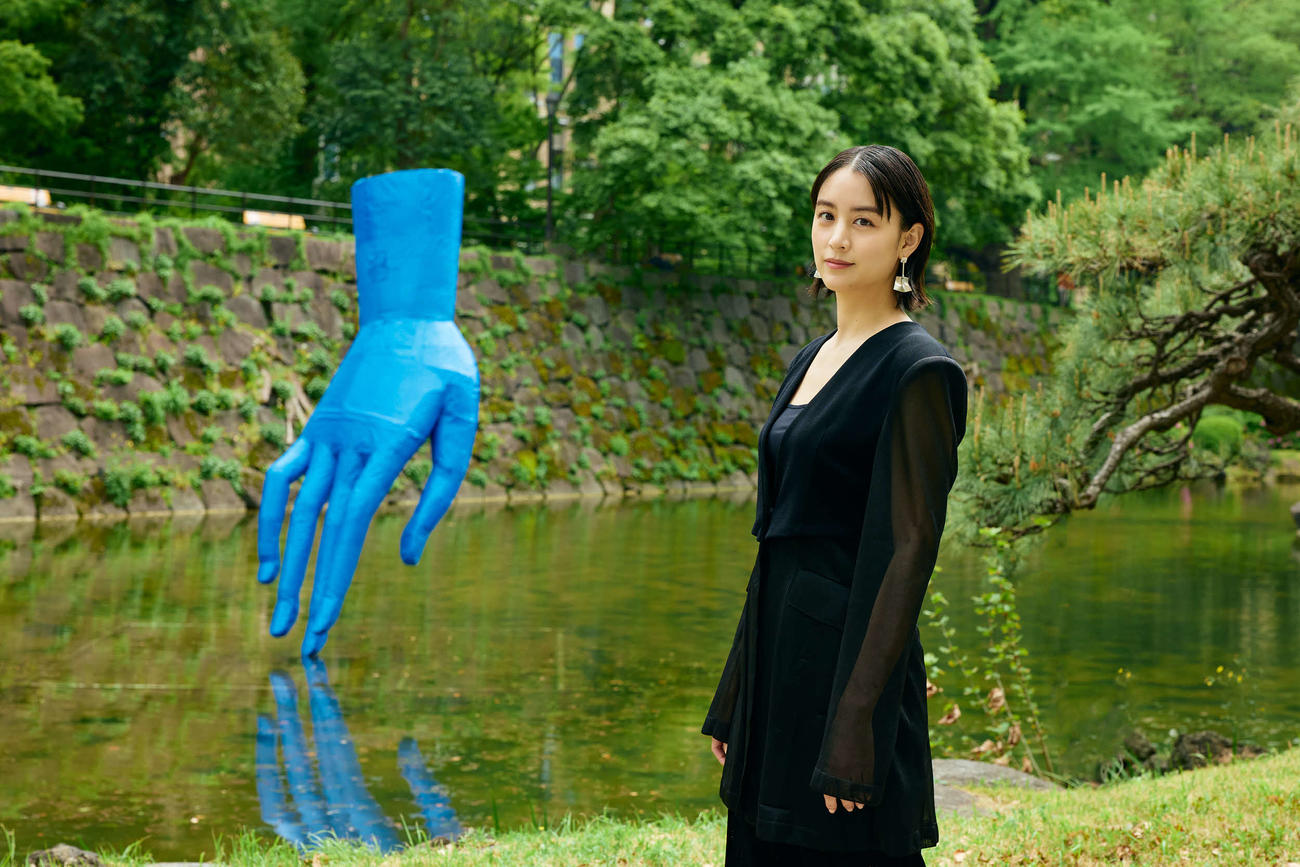 アートイベント「Hibiya Art Park 2025　－訪れるたび、アートと出会う1カ月間－」記者発表会に出席した山本美月