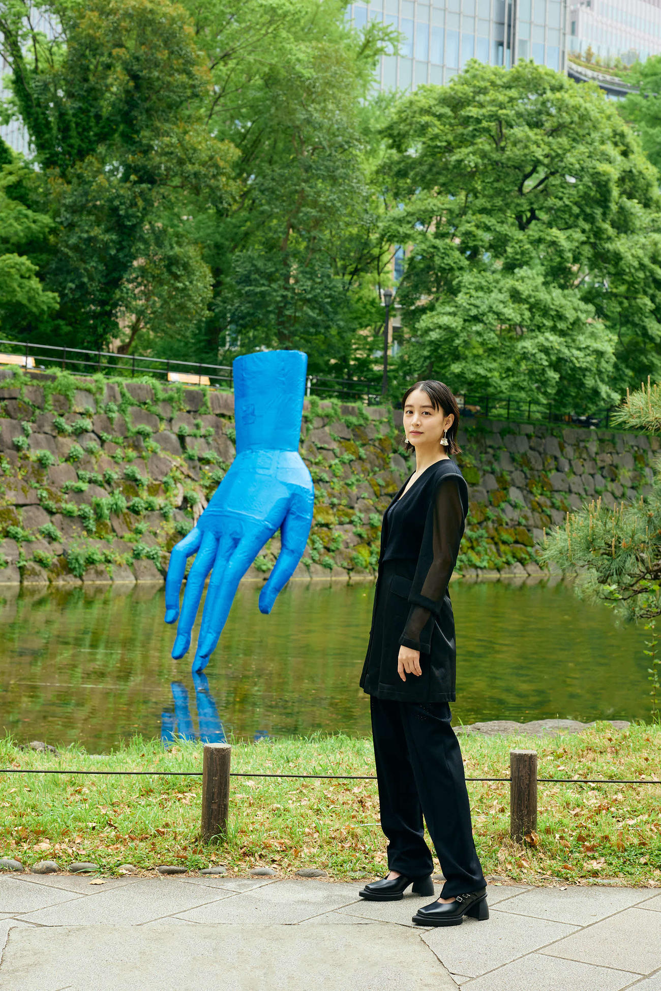 アートイベント「Hibiya Art Park 2025　－訪れるたび、アートと出会う1カ月間－」記者発表会に出席した山本美月