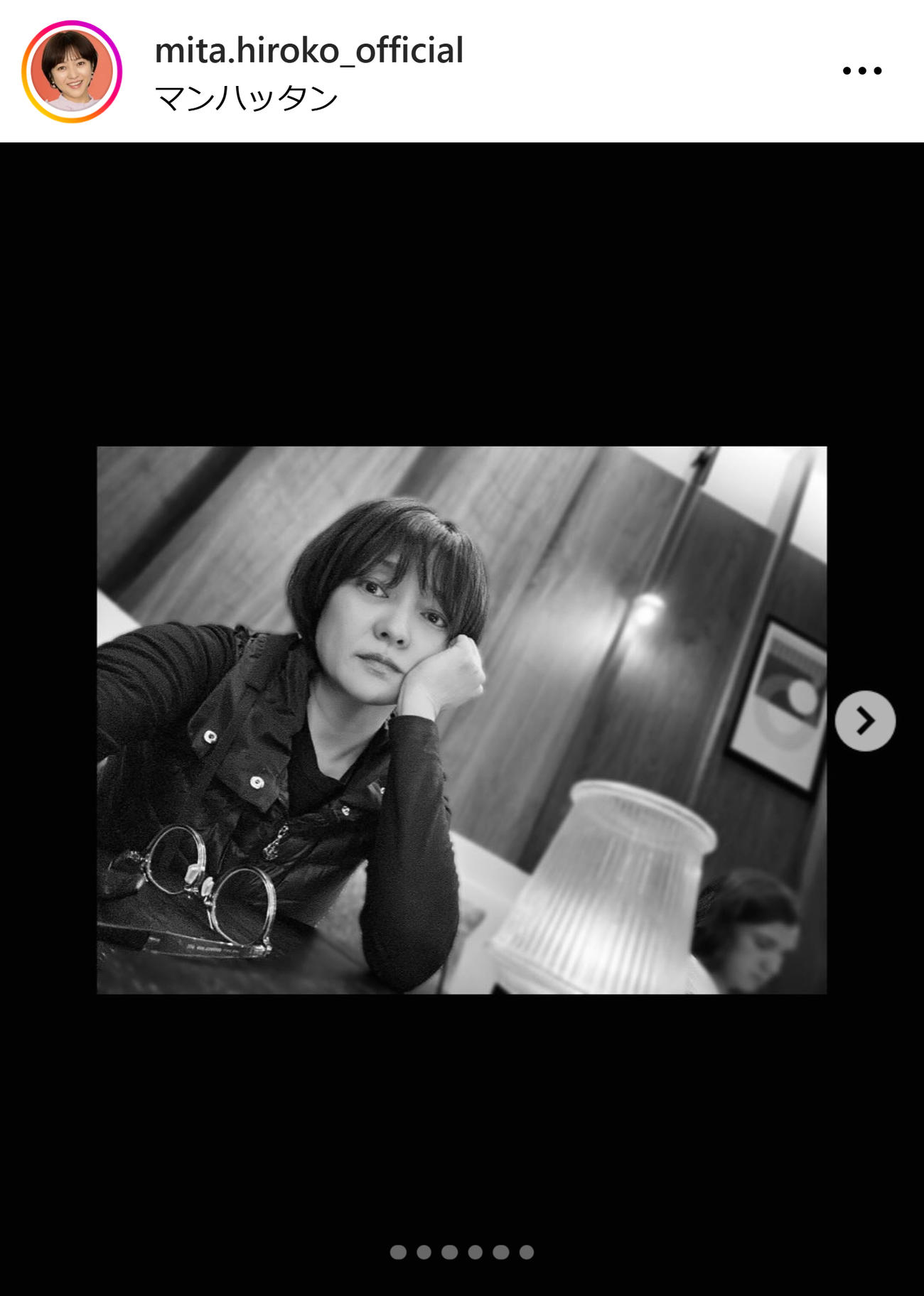 三田寛子のインスタグラムから