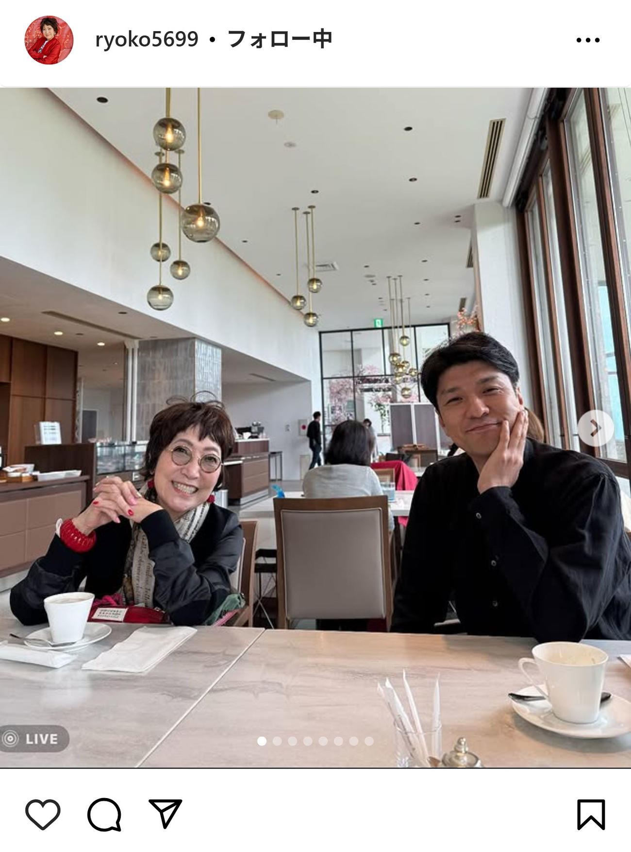 森山良子のインスタグラムから