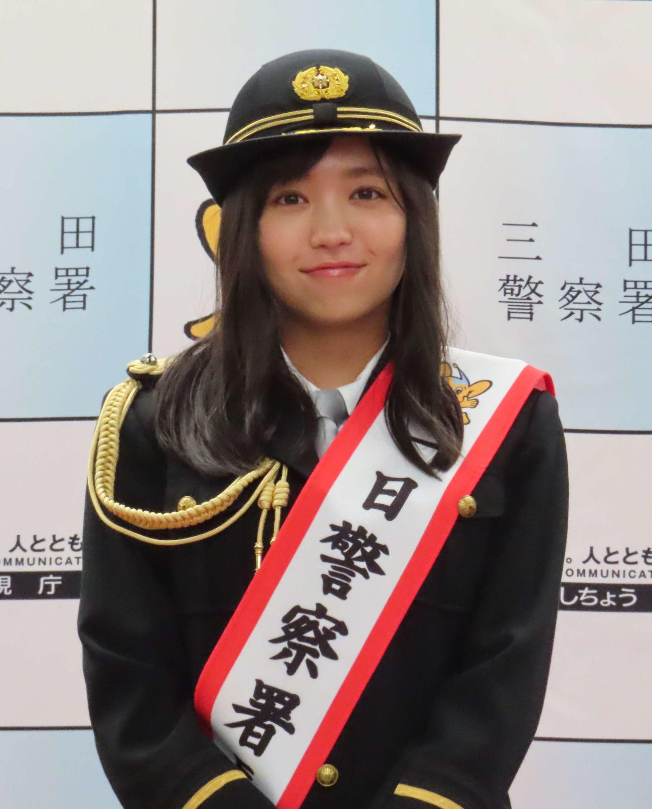 「特殊詐欺被害撲滅・交通安全キャンペーン」トークショーに登場した大原優乃