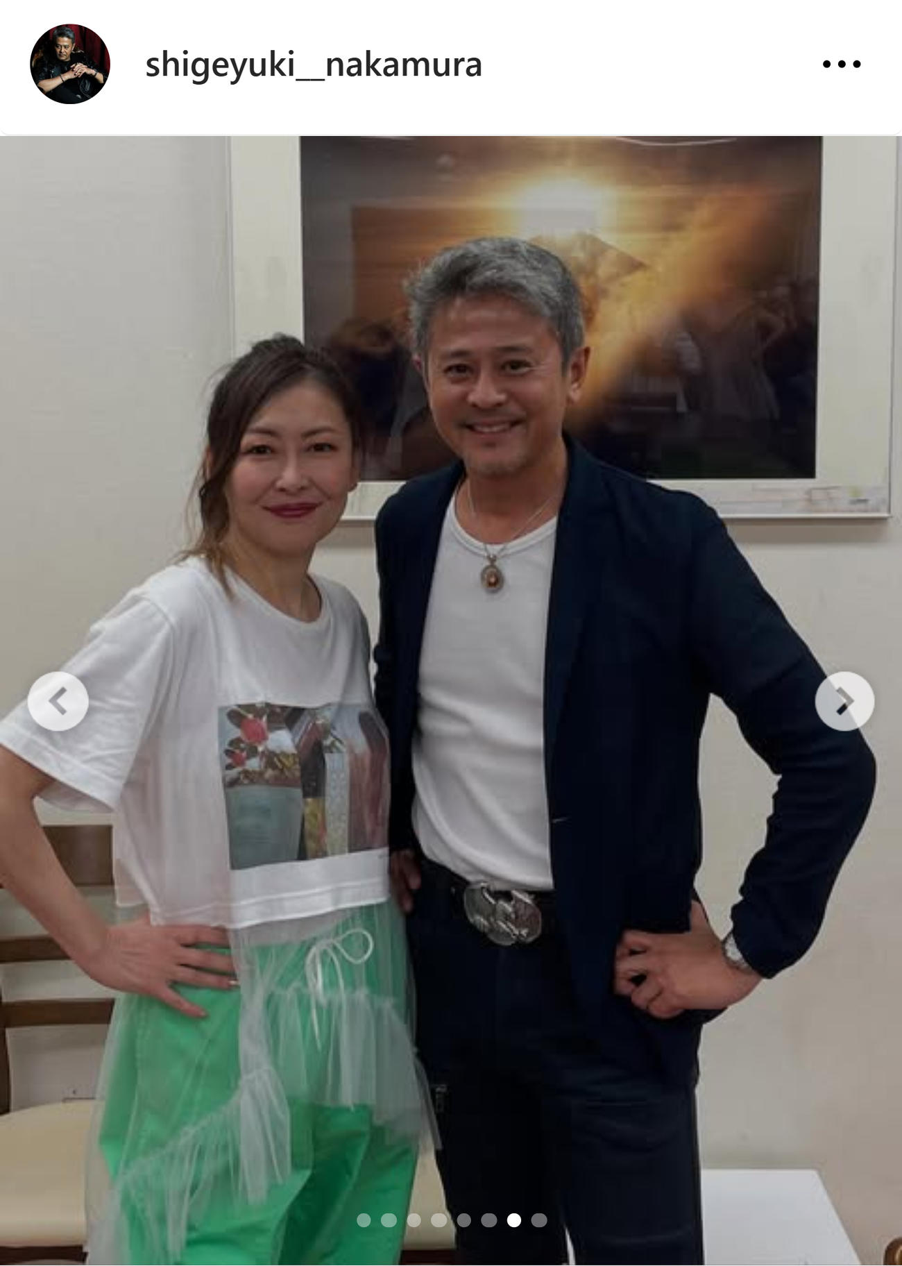 中村繁之のインスタグラムから