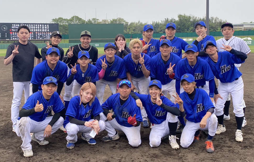 人気ライバーが集って戦う草野球大会「TikTok royale　ベースボール」出場者たち