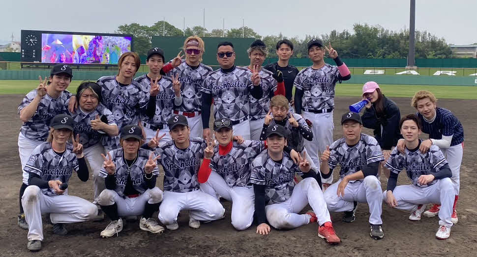 人気ライバーが集って戦う草野球大会「TikTok royale　ベースボール」出場者たち