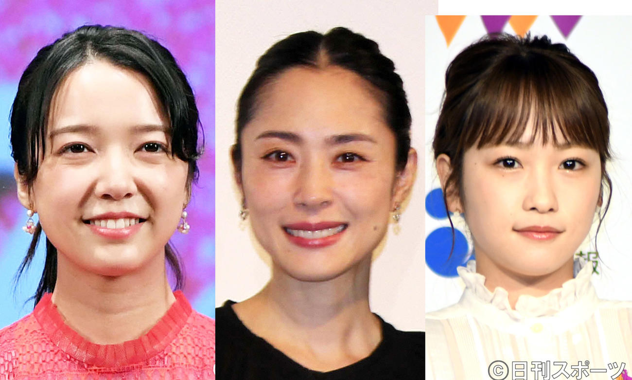上白石萌音、深津絵里、川栄李奈