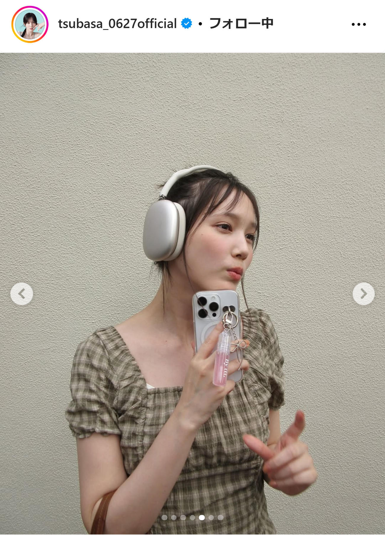 本田翼のインスタグラムから