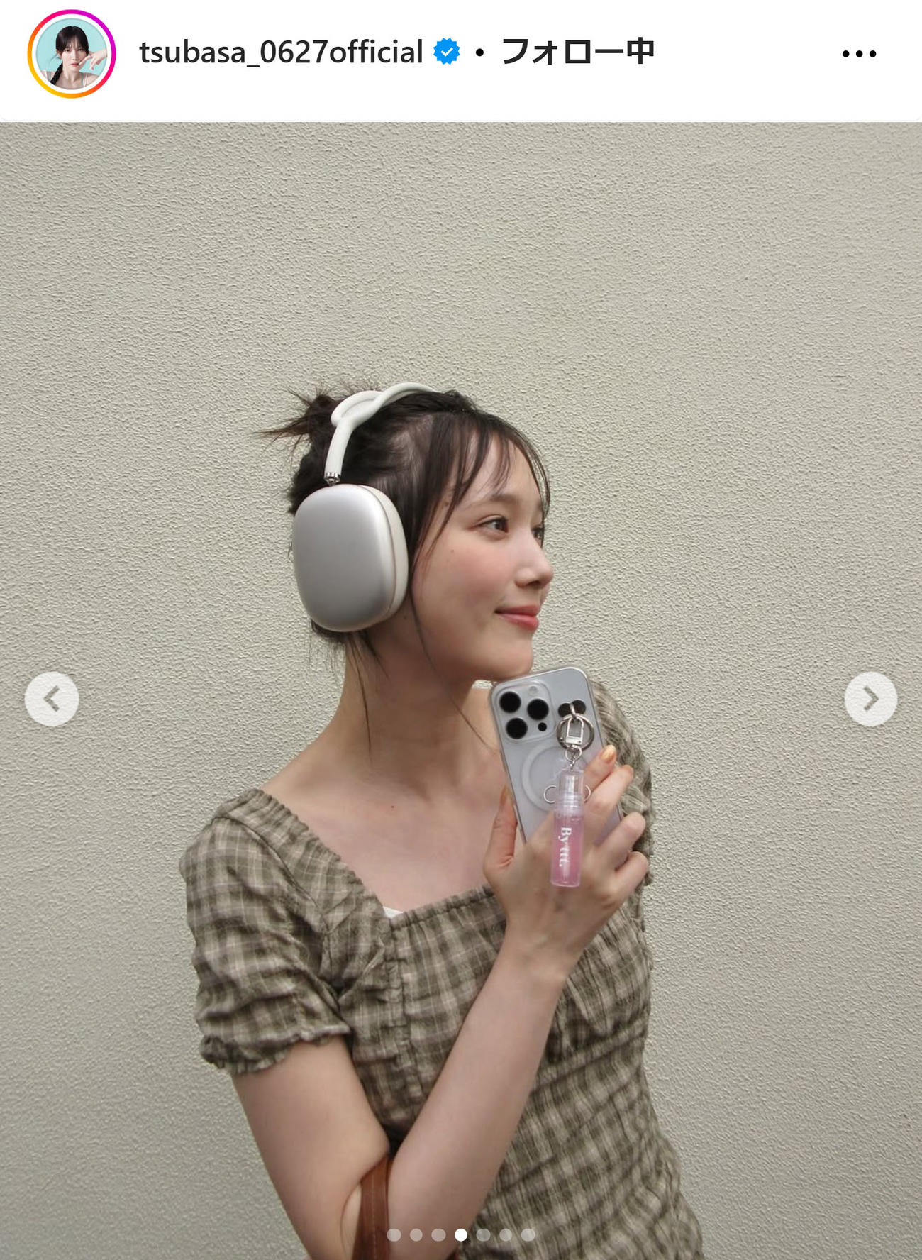 本田翼のインスタグラムから