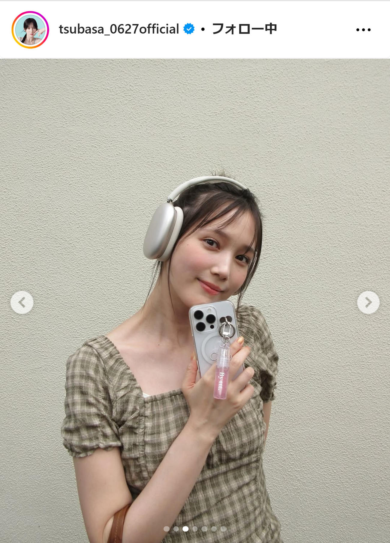 本田翼のインスタグラムから